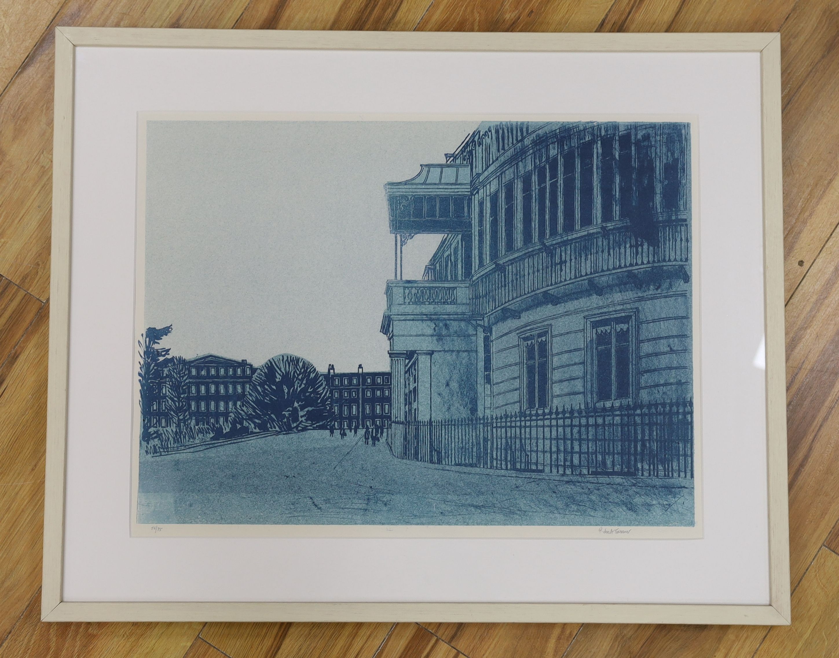 Robert Tavener (1920-2004), lithograph, 'Regency Terraces, Brighton', signed in pencil, 56/75, 42 x 57cm